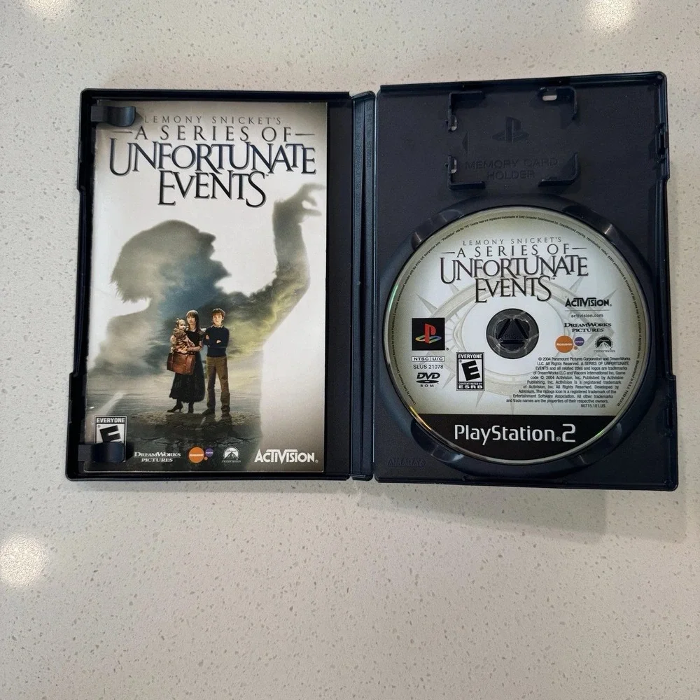 Lemony Snicket's A Series of Unfortunate Events Sony PlayStation 2 PS2 Complete